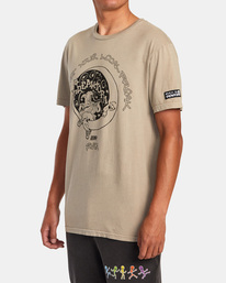4 RVCA x FREAKTOPIA - Unisex T-Shirt Beige AVYZT01385 RVCA
