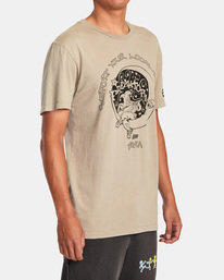 5 RVCA x FREAKTOPIA - Unisex T-Shirt Beige AVYZT01385 RVCA