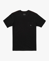 0 ANP Pocket Tee Black AVYZT01396 RVCA