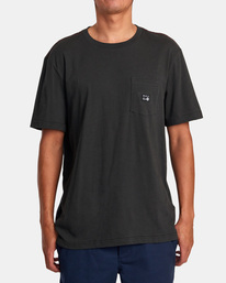 1 ANP Pocket Tee Black AVYZT01396 RVCA