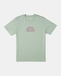 1 Psychic Retreat T-Shirt Green AVYZT01465 RVCA
