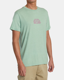 5 Psychic Retreat T-Shirt Green AVYZT01465 RVCA