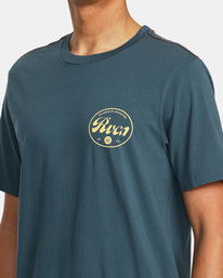 6 Pils Long Sleeve T-Shirt Blue AVYZT01473 RVCA