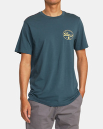 2 Pils Long Sleeve T-Shirt Blue AVYZT01473 RVCA