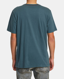 2 Natural T-Shirt Blue AVYZT01475 RVCA