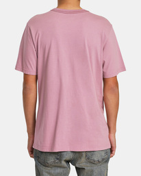 2 Natural T-Shirt Purple AVYZT01475 RVCA
