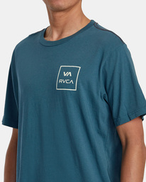 6 VA All The Way T-Shirt Blue AVYZT01483 RVCA