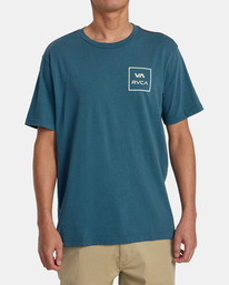 2 VA All The Way T-Shirt Blue AVYZT01483 RVCA