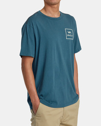5 VA All The Way T-Shirt Blue AVYZT01483 RVCA