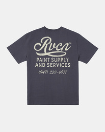 0 RVCA Paint Supply T-Shirt Black AVYZT01492 RVCA