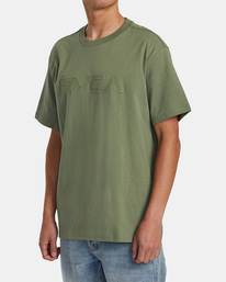 3 Stitched RVCA T-Shirt  AVYZT01494 RVCA