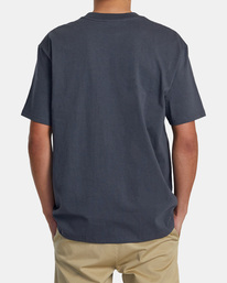 2 Stitched RVCA T-Shirt Black AVYZT01494 RVCA