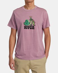 1 Hookah Snail T-Shirt Purple AVYZT01500 RVCA