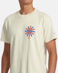 6 Jesse Brown Asterisk Tee Beige AVYZT01515 RVCA