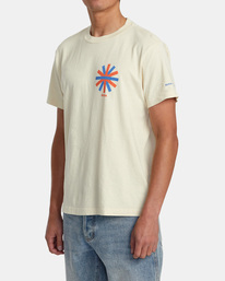 4 Jesse Brown Asterisk Tee Beige AVYZT01515 RVCA