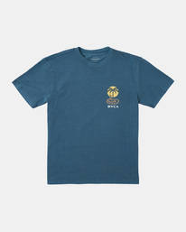 1 Cobra Mirage T-Shirt Blue AVYZT01517 RVCA