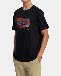 3 Balance Box T-Shirt Black AVYZT01527 RVCA