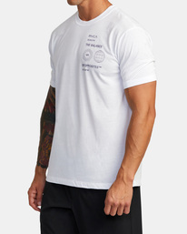 5 Balance Gyro T-Shirt White AVYZT01534 RVCA