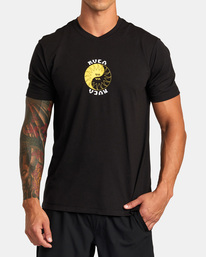 2 VA Sport Balance Rays - T-Shirt for Men Black AVYZT01535 RVCA