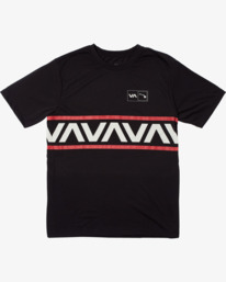0 VA Banded Hawaii Tee Black AVYZT01536 RVCA