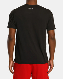 7 VA Banded Hawaii Tee Black AVYZT01536 RVCA