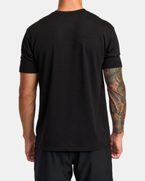 rvca, RVCA Pin Block T-Shirt, BLACK (blk) RVCA PIN BLOCK AVYZT01538