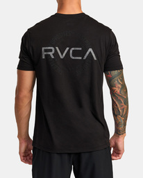 2 VA Levels Short Sleeve T-Shirt Black AVYZT01539 RVCA