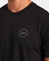 5 VA Levels Short Sleeve T-Shirt Black AVYZT01539 RVCA