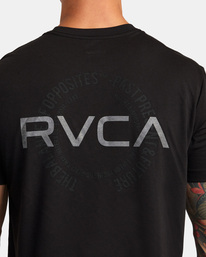 6 VA Levels Short Sleeve T-Shirt Black AVYZT01539 RVCA