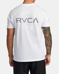 3 VA Levels Short Sleeve T-Shirt White AVYZT01539 RVCA