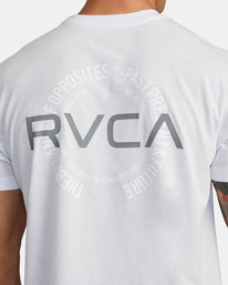 6 VA Levels Short Sleeve T-Shirt White AVYZT01539 RVCA