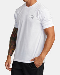 4 VA Levels Short Sleeve T-Shirt White AVYZT01539 RVCA