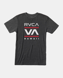 0 Island Radio Tee Black AVYZT01544 RVCA