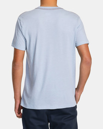 2 Island Radio Tee Blue AVYZT01544 RVCA