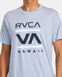 5 Island Radio Tee Blue AVYZT01544 RVCA