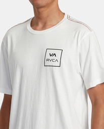 6 Camo All The Way Tee White AVYZT01546 RVCA