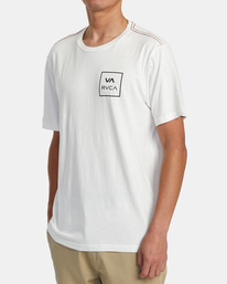 4 Camo All The Way Tee White AVYZT01546 RVCA