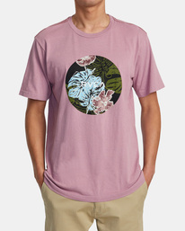 1 Motor Monstera Tee Purple AVYZT01547 RVCA
