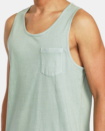 5 PTC Pigment Tank T-Shirt Green AVYZT01563 RVCA