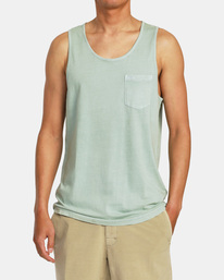 1 PTC Pigment Tank T-Shirt Green AVYZT01563 RVCA