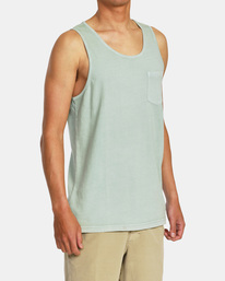 4 PTC Pigment Tank T-Shirt Green AVYZT01563 RVCA