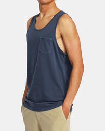 3 PTC Pigment Tank T-Shirt Grey AVYZT01563 RVCA