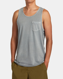 1 PTC Pigment Tank T-Shirt Green AVYZT01563 RVCA