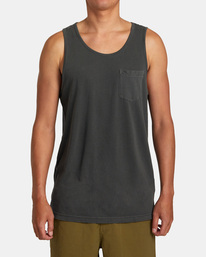 1 PTC Pigment Tank T-Shirt Black AVYZT01563 RVCA