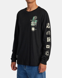 3 Infografik Long Sleeve Tee Black AVYZT01628 RVCA