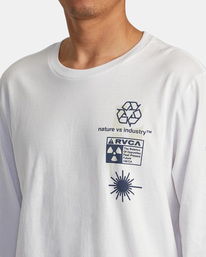 5 Infografik Long Sleeve Tee White AVYZT01628 RVCA