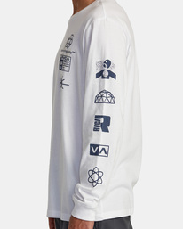 6 Infografik Long Sleeve Tee White AVYZT01628 RVCA