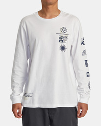 1 Infografik Long Sleeve Tee White AVYZT01628 RVCA
