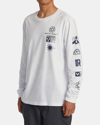 3 Infografik Long Sleeve Tee White AVYZT01628 RVCA