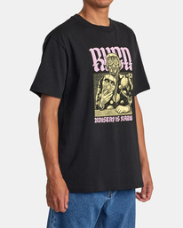 4 Martin Ander Manderoid Tee Black AVYZT01631 RVCA
